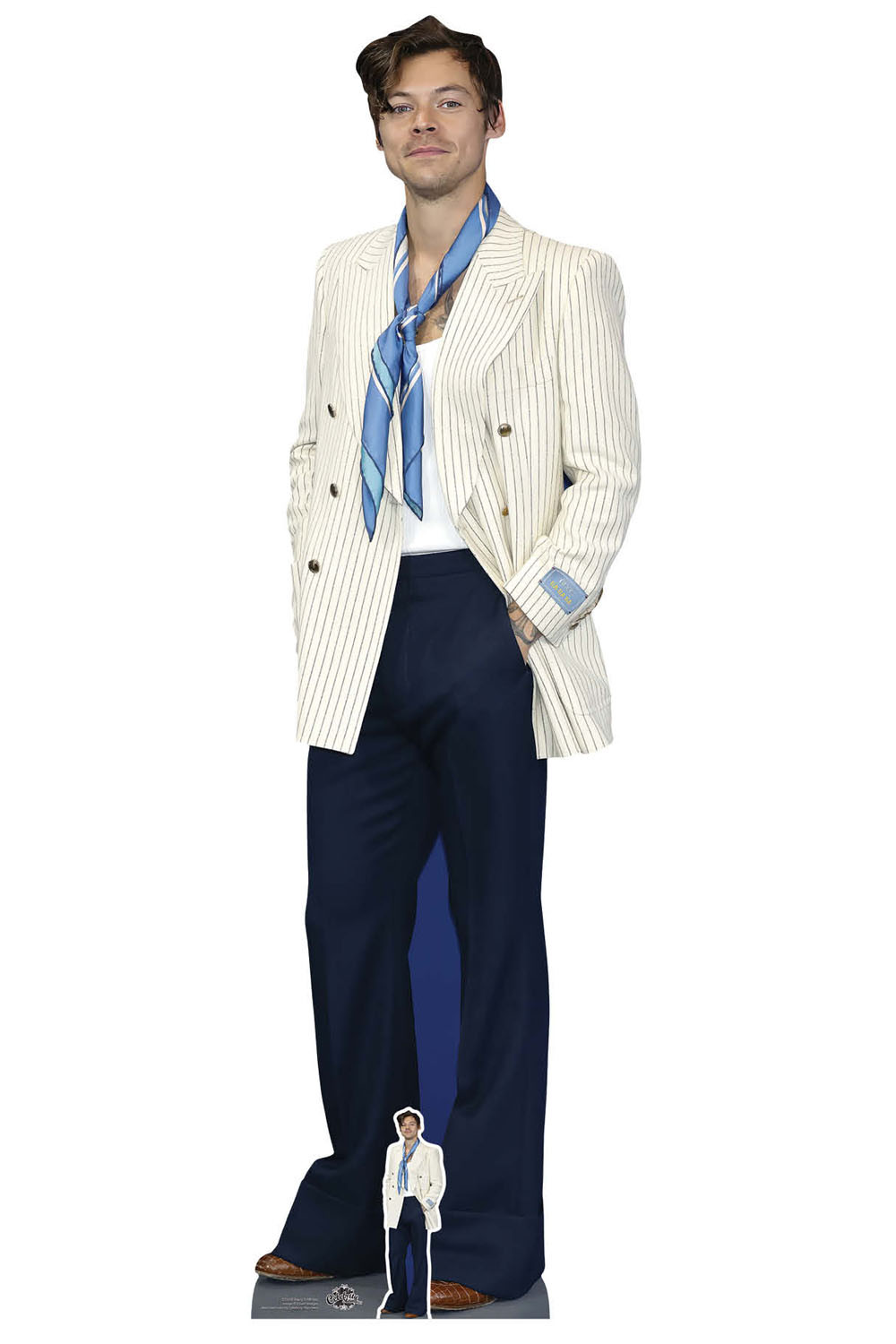 Harry Styles White Jacket Lifesize Cardboard Cutout / Standee