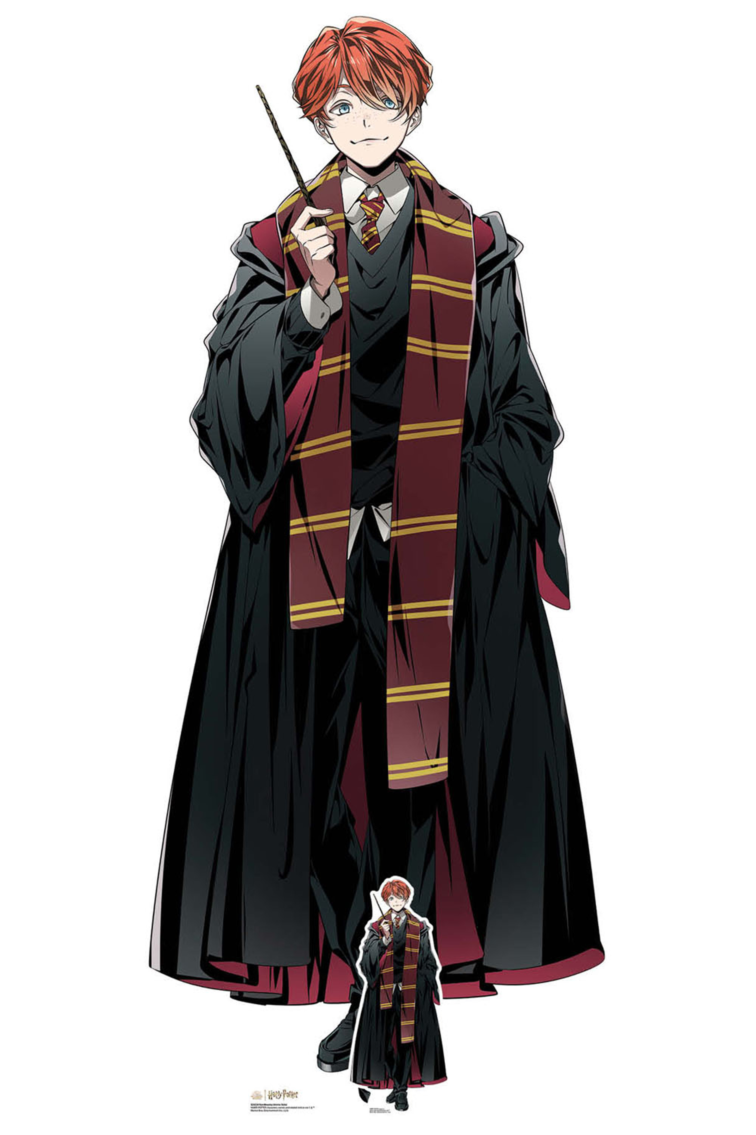 Ron Weasley Wand Style Official Harry Potter Lifesize Cardboard Cutout