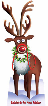 Rudolph The Red Nosed Reindeer (Christmas) - Lifesize Cardboard Cutout / Standee Rudolph The Red Nosed Reindeer (Christmas) - Lifesize Cardboard Cutout / Standee
