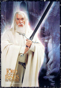 THE LORD OF THE RINGS: THE TWO TOWERS (Gandalf Reprint) (2002) REPRINT CINEMA POSTER THE LORD OF THE RINGS: THE TWO TOWERS (Gandalf Reprint) (2002) REPRINT CINEMA POSTER