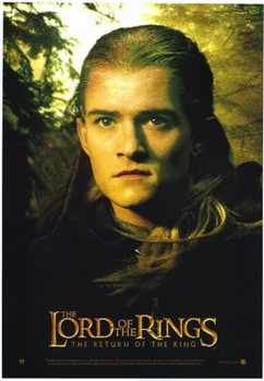 THE LORD OF THE RINGS: THE RETURN OF THE KING (Legolas - Single Sided Reprint) (2003) REPRINT CINEMA POSTER THE LORD OF THE RINGS: THE RETURN OF THE KING (Legolas - Single Sided Reprint) (2003) REPRINT CINEMA POSTER