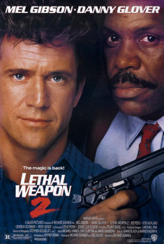 LETHAL WEAPON 2 (SINGLE SIDED Regular) (1989) ORIGINAL CINEMA POSTER LETHAL WEAPON 2 (SINGLE SIDED Regular) (1989) ORIGINAL CINEMA POSTER