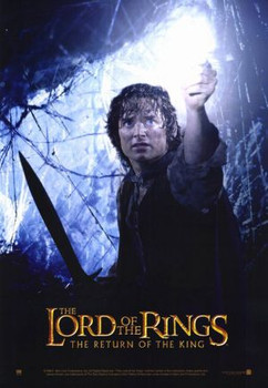 THE LORD OF THE RINGS: THE RETURN OF THE KING (Frodo & Light Reprint) (2003) REPRINT CINEMA POSTER THE LORD OF THE RINGS: THE RETURN OF THE KING (Frodo & Light Reprint) (2003) REPRINT CINEMA POSTER