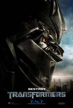 TRANSFORMERS ORIGINAL CINEMA POSTER TRANSFORMERS ORIGINAL CINEMA POSTER