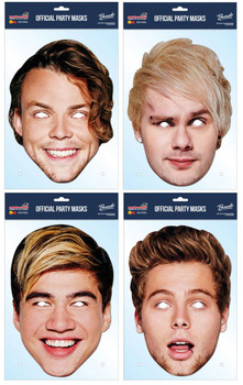 5 Seconds of Summer Variety Card Party Face Masks 4 Pack 5 Seconds of Summer Variety Card Party Face Masks 4 Pack