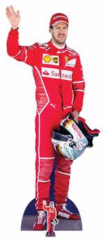 Sebastian Vettel Formula One Racing Driver Cardboard Cutout / Standee Sebastian Vettel Formula One Racing Driver Cardboard Cutout / Standee