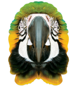 Parrot Animal Single 2D Card Party Face Mask Parrot Animal Single 2D Card Party Face Mask