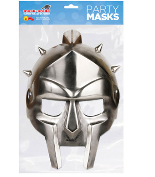 Gladiator Helmet Historical Single 2D Card Party Face Mask Gladiator Helmet Historical Single 2D Card Party Face Mask