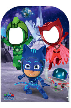 PJ Masks Super Moon Official Child Size Cardboard Cutout Stand in PJ Masks Super Moon Official Child Size Cardboard Cutout Stand in