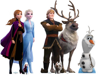 Frozen 2 Official Disney Cardboard Cutout / Standup Collection - Set of 3 Frozen 2 Official Disney Cardboard Cutout / Standup Collection - Set of 3