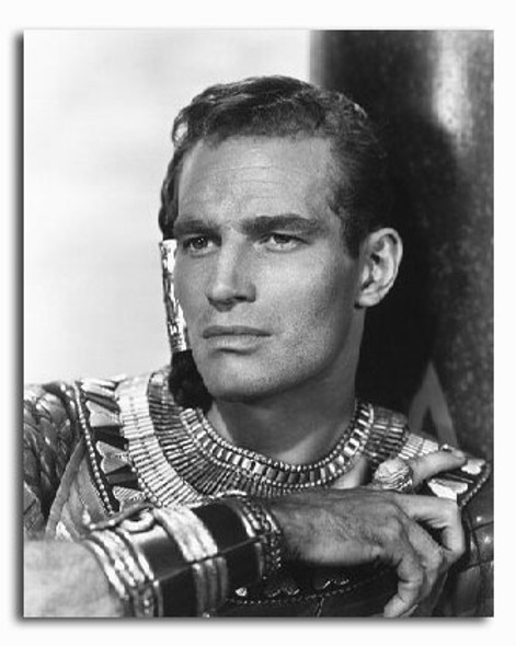 (ss2146365) Charlton Heston: Filmfoto „Die Zehn Gebote“.