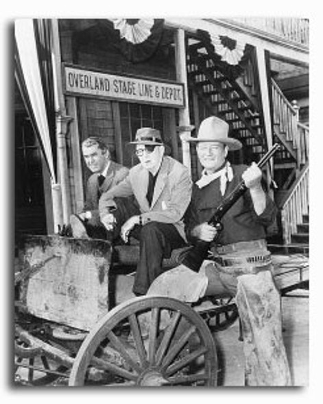 (SS2246816) John Wayne, John Ford, James Stewart Movie Photo