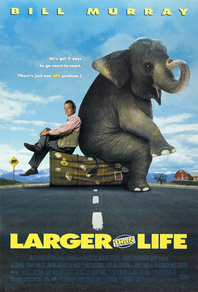 LARGER THAN LIFE (1996) ORIGINAL CINEMA POSTER