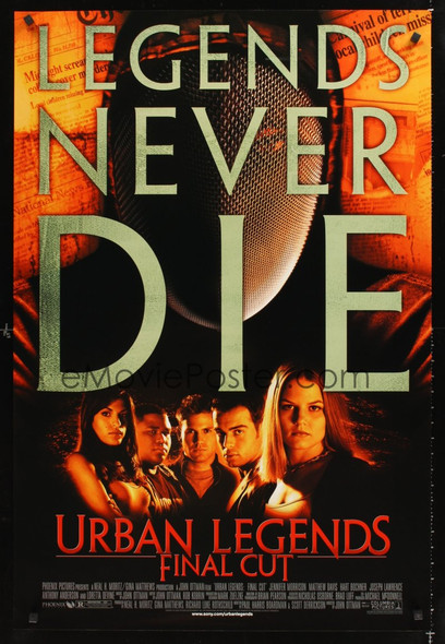 Urban Legends - definitieve versie (2000) originele bioscoopposter