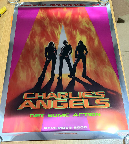 Charlie's Angels foil once sheet - advance style in hand