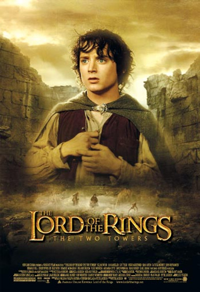 THE LORD OF THE RINGS: THE TWO TOWERS (Frodo Reprint) (2002) REPRINT CINEMA POSTER THE LORD OF THE RINGS: THE TWO TOWERS (Frodo Reprint) (2002) REPRINT CINEMA POSTER