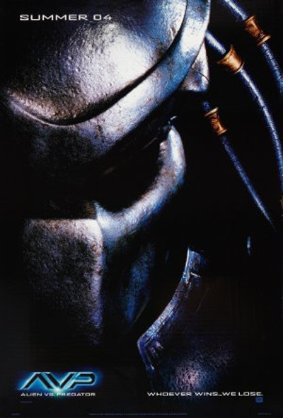 ALIEN vs predator (predator - avance de doble cara) (2004) cartel de cine original