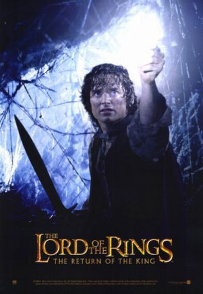 THE LORD OF THE RINGS: THE RETURN OF THE KING (Frodo & Light Reprint) (2003) REPRINT CINEMA POSTER THE LORD OF THE RINGS: THE RETURN OF THE KING (Frodo & Light Reprint) (2003) REPRINT CINEMA POSTER