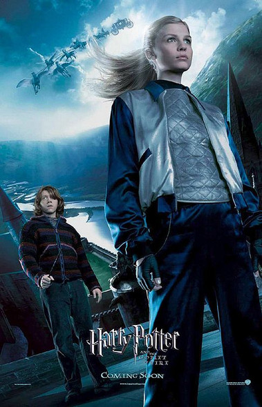 HARRY POTTER ET LA COUPE DE FEU (Réimpression recto Fleur Delaco RÉIMPRESSION AFFICHE