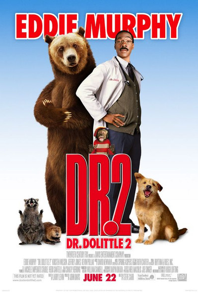 Dr. dolittle 2 (dubbelzijdig normaal) originele bioscoopposter