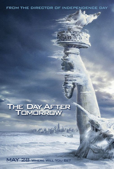 THE DAY AFTER TOMORROW (Double Sided Advance Snow) ORIGINAL CINEMA POSTER