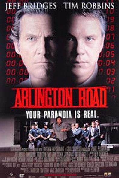 ARLINGTON ROAD (Video) (SINGLE SIDED) ORIGINAL VIDEO/DVD AD POSTER