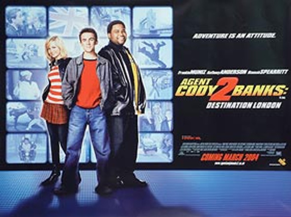 AGENT CODY BANKS 2 : DESTINATION LONDON (simple face) AFFICHE DE CINÉMA ORIGINALE