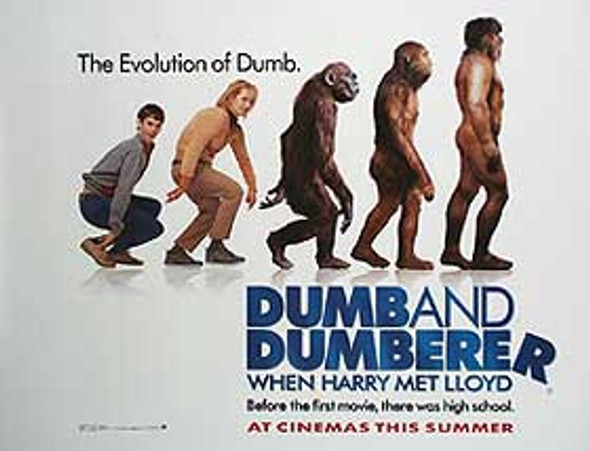 Als Harry Lloyd traf: Dumb and Dumberer (einseitig) Original-Kinoplakat