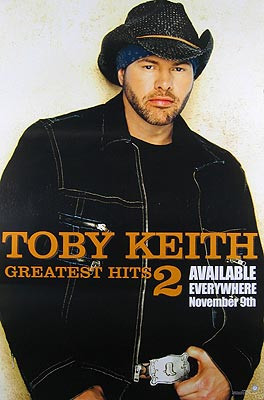 TOBY KEITH (Greatest Hits 2) ORIGINAL CINEMA POSTER