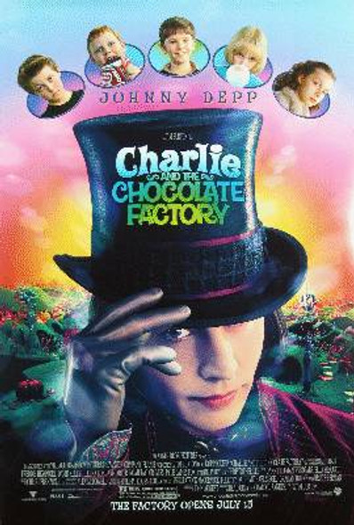 CHARLIE AND THE CHOCOLATE FACTORY (Double Sided Regular Style A) ORIGINAL CINEMA POSTER