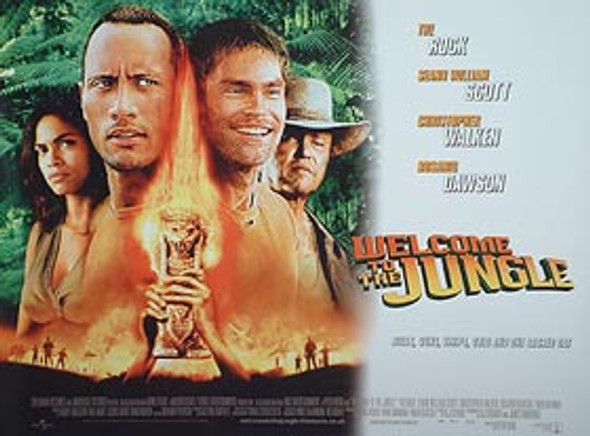 L'affiche de cinéma originale récapitulative (bienvenue dans la jungle) (recto-verso)