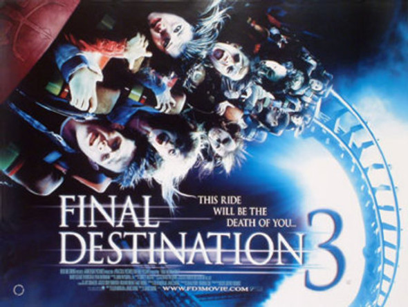 Affiche de cinéma originale Destination finale 3 (simple face)