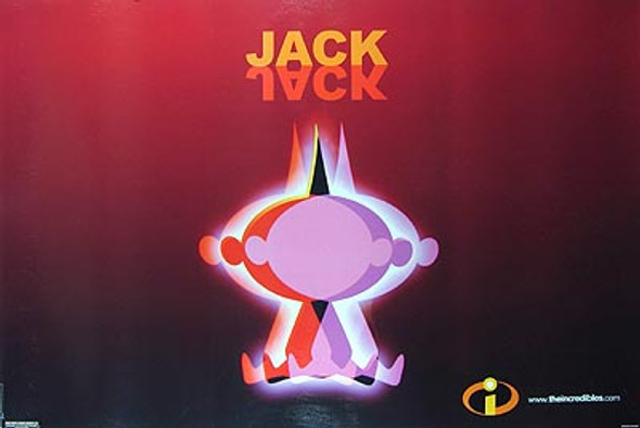 THE INCREDIBLES (Single Sided Advance Jack) ORIGINAL CINEMA POSTER THE INCREDIBLES (Single Sided Advance Jack) ORIGINAL CINEMA POSTER