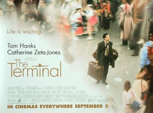 El cartel original del cine de la terminal.