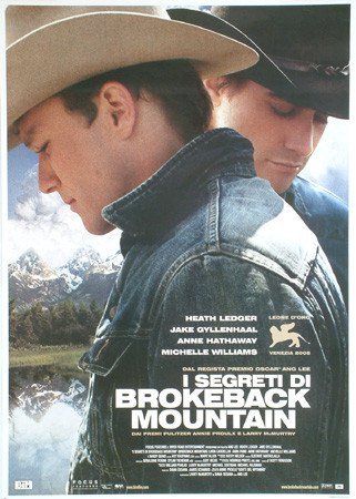 BROKEBACK MOUNTAIN (Italian Reprint) REPRINT POSTER