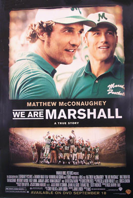 WE ARE MARSHALL (Single Sided Video) ORIGINAL VIDEO/DVD AD POSTER