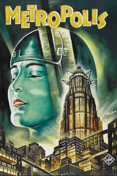 Metropolis (1927) reprint movie poster
