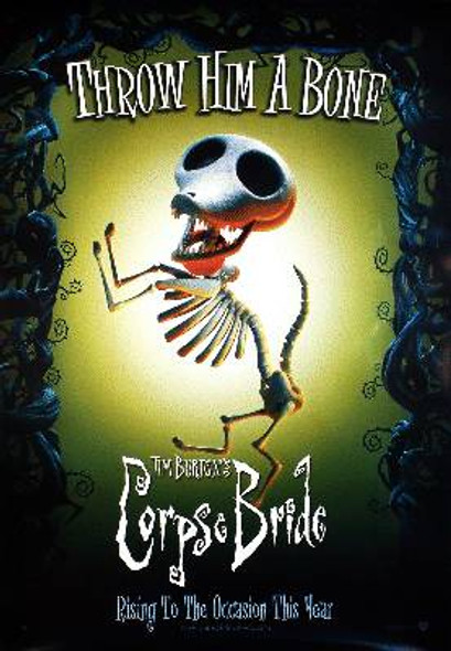 Nachdruck des Posters „Corpse Bride“ (Hundenachdruck).