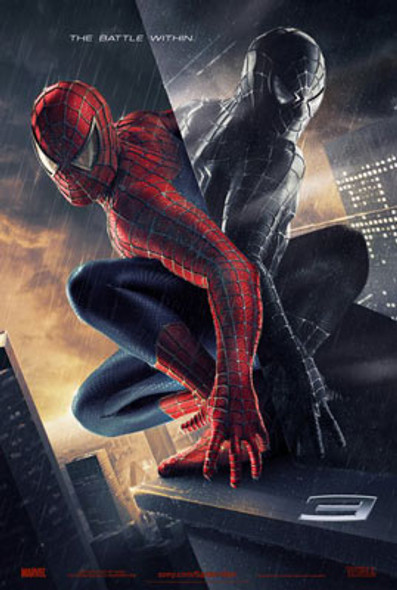 Póster de cine original de Spider-man 3 (avance a doble cara)