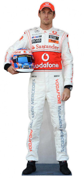 Jenson Button Cardboard Cutout