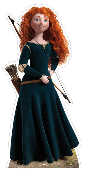 Merida (mutig) lebensgroßer Pappausschnitt / Standee