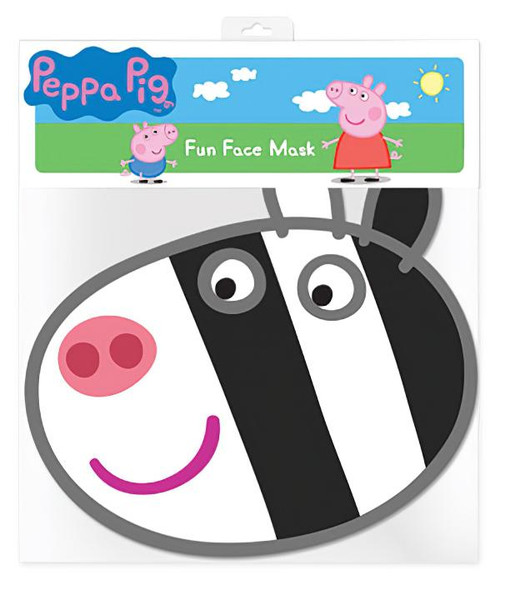 Zoe Zebra Party Mask - Official Peppa Pig mask