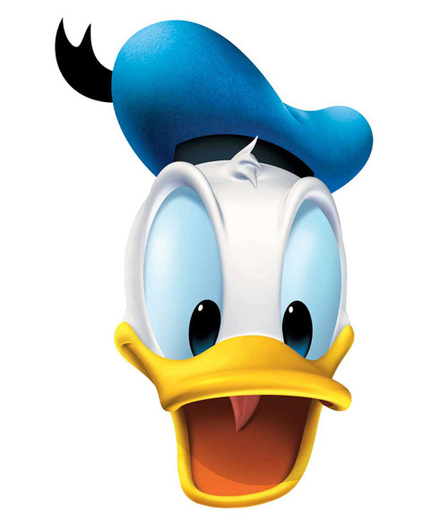 Donald duck gezichtsmasker