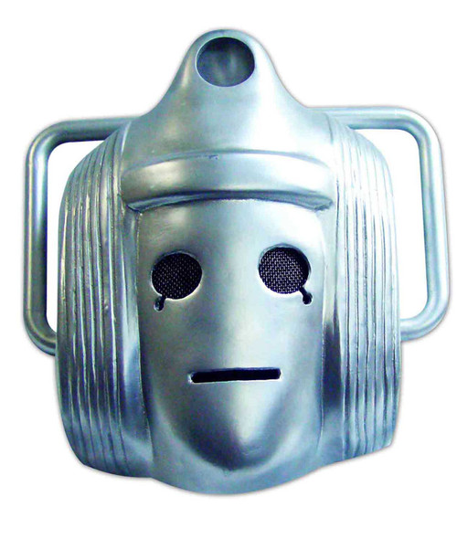 Klassischer Cyberman-Arzt mit Gesichtsmaske