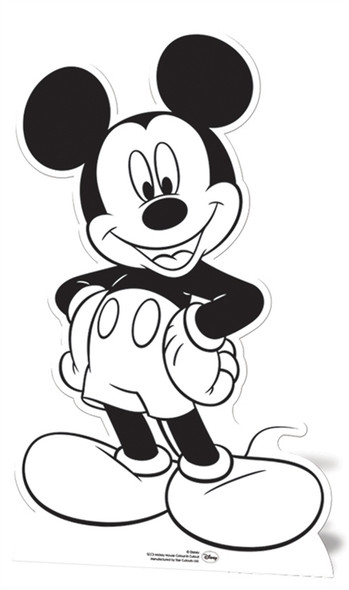 Mickey Mouse Colour and Keep Cardboard Cutout