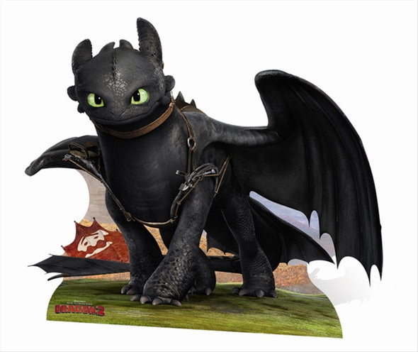 Toothless from How To train Your Dragon 2 Mini Cardboard Cutout