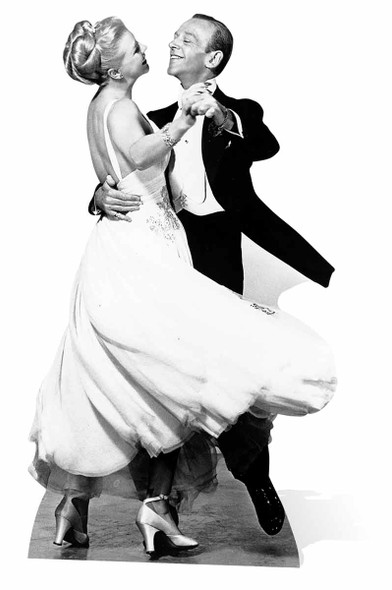 Fred Astaire and Ginger Rogers Cardboard Cutout