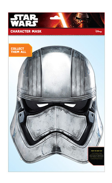 Capitán Phasma Oficial Star Wars The Force Awakens Card Party Face Mask