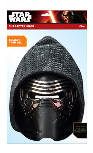 Kylo Ren Official Star Wars The Force Awakens Card Party Face Mask