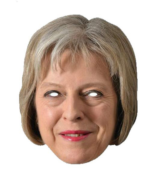 Thersea May 2D Card Party Face Mask